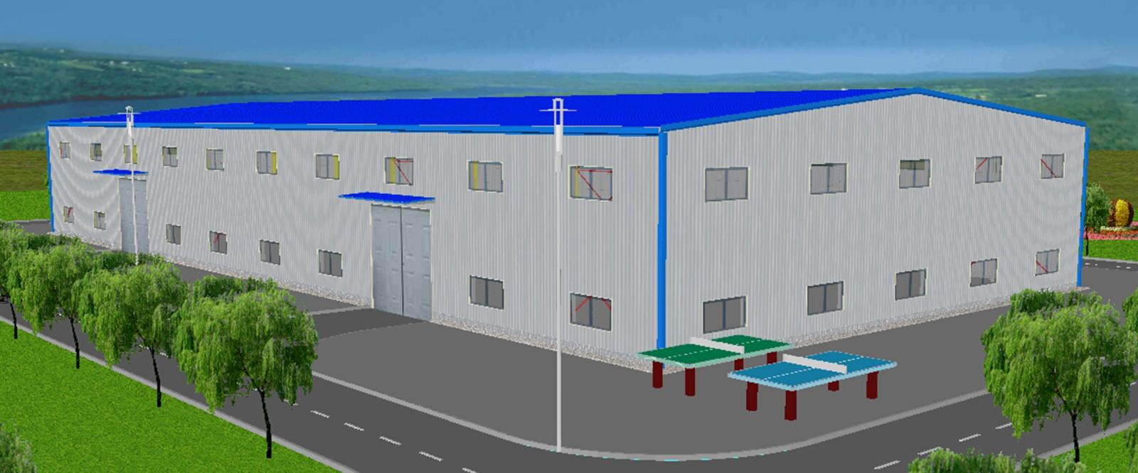 Warehouse for storing earthquake emergency items in Indonesia: 6 sets of 50*20*6m