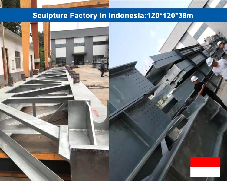 Sculpture Factory in Indonesia:120*120*38m